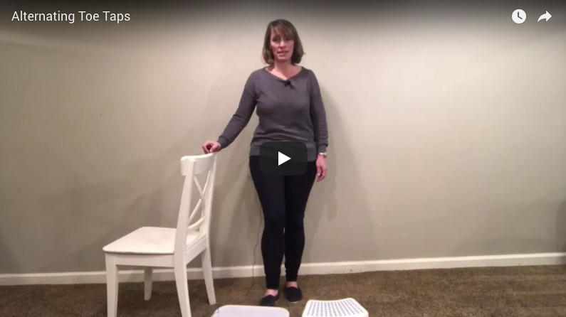How To Improve Your Balance: Part III – Alternating Toe Tap